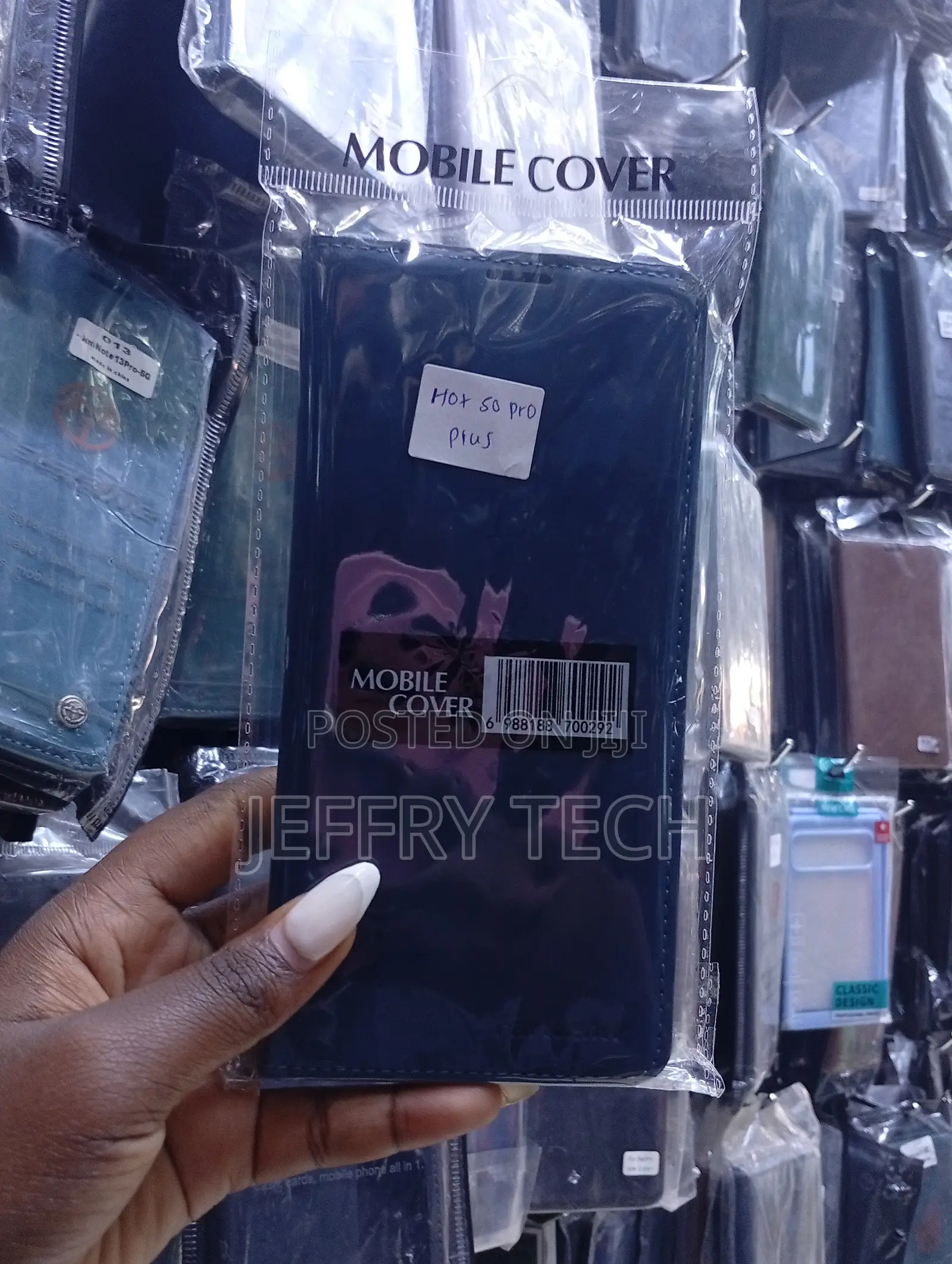 Wallet-Style Cover Designed for the Infinix Hot 50 Pro Plus