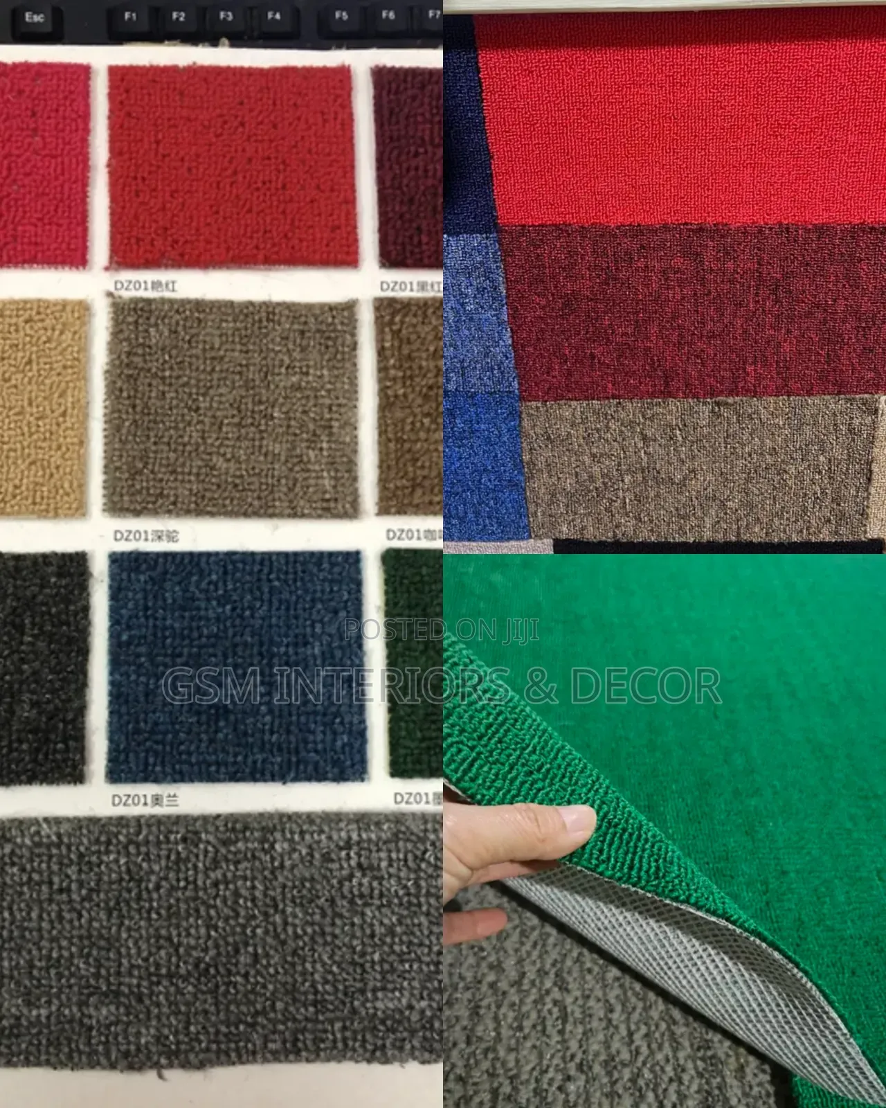 Multi-Colours Wall to Wall Carpets for Floor Warmth