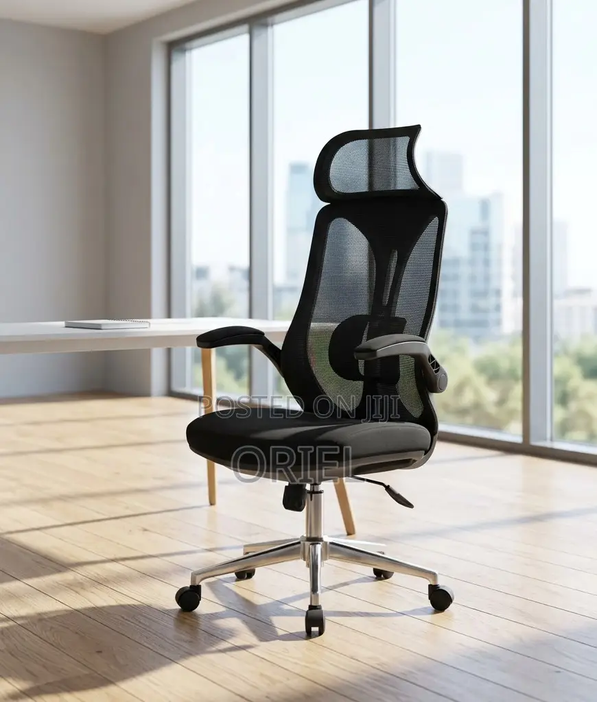 Office Chair : Lumbar Support Ergonomic High-Back Mesh Office Chair