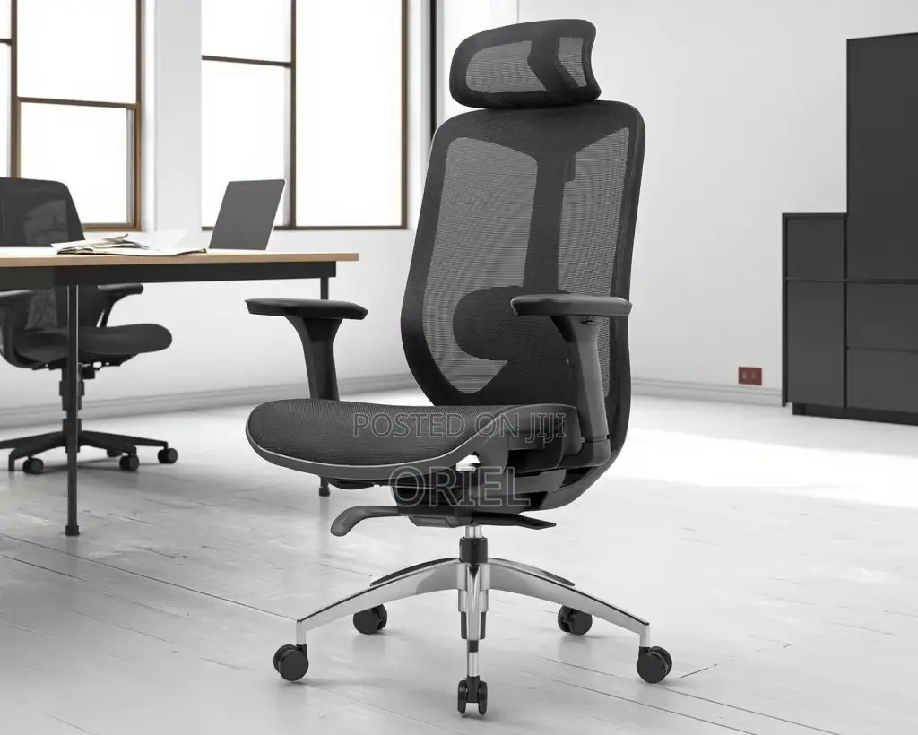 Office Chair : Lumbar Support Ergonomic High-Back Mesh Office Chair