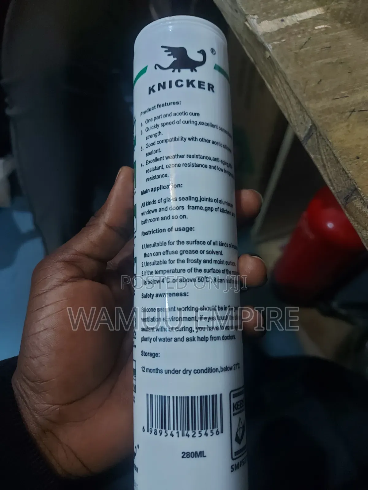 280ml Knicker Gp Silicone Sealant,