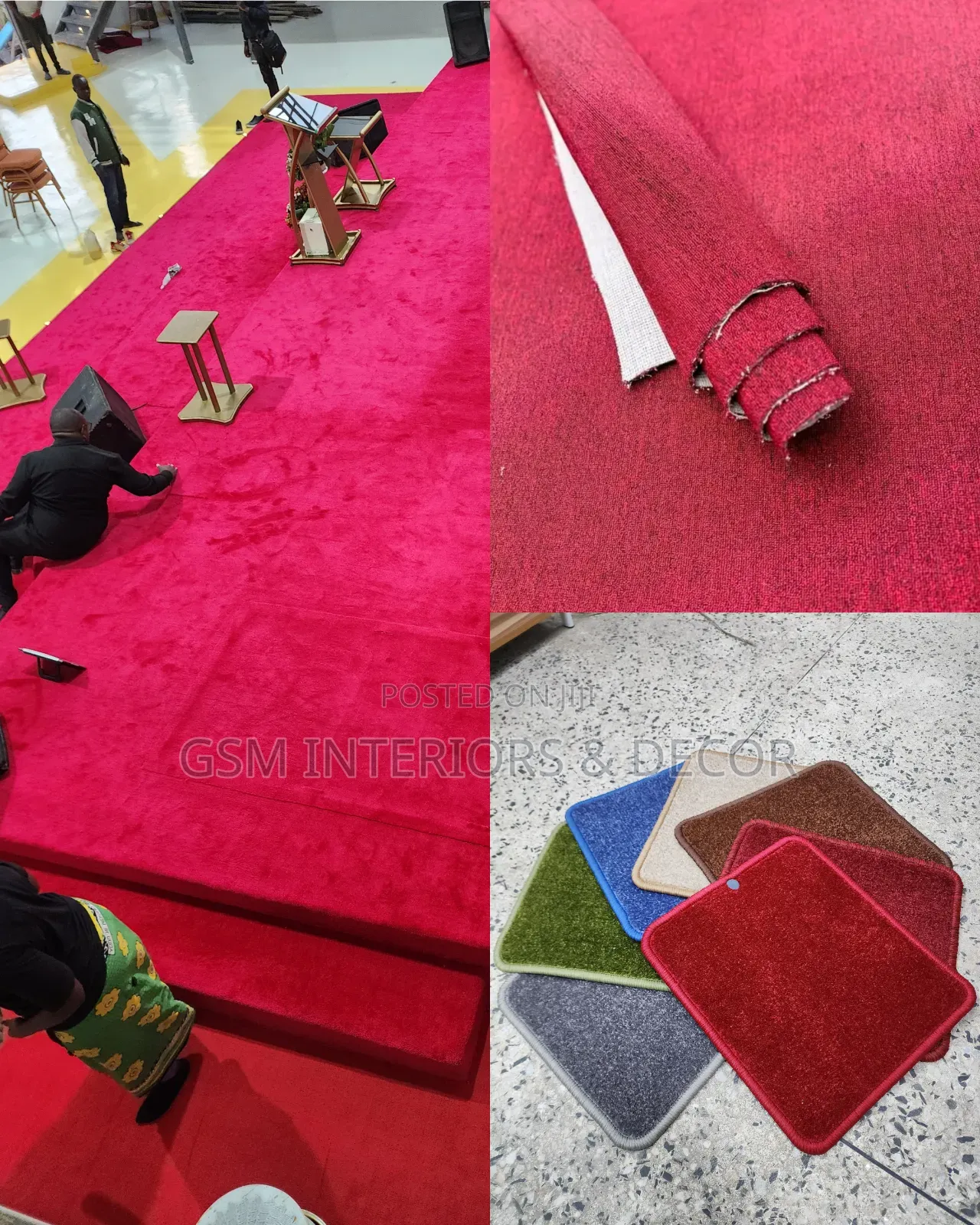 Wall to Wall Carpets Installation With Flatbar