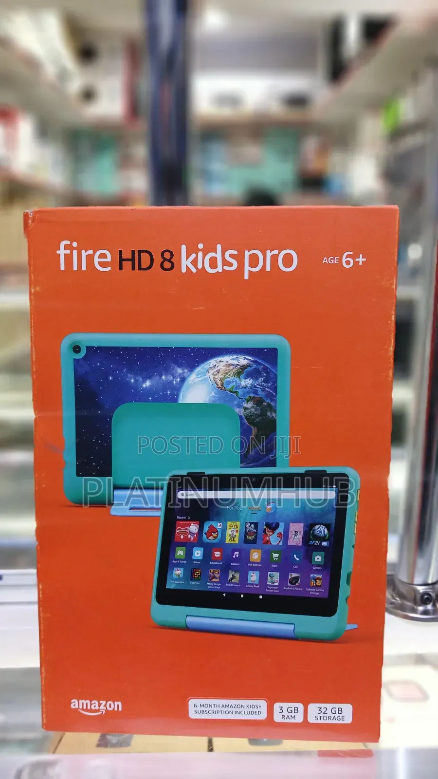 New Amazon Fire HD 8 Kids Pro 32 GB Green