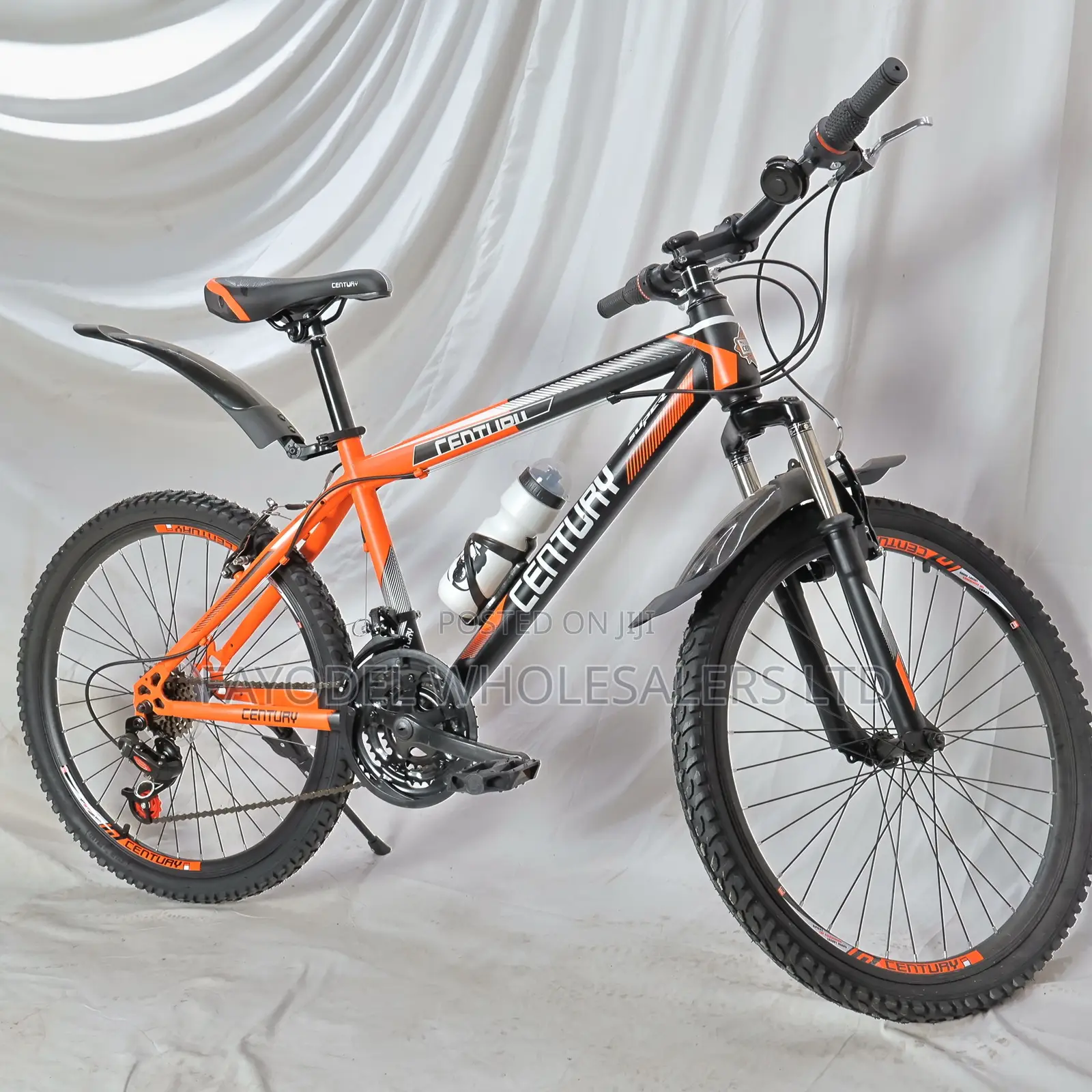 Century 24” Mountain Bike – 21-Speed With Front Suspension