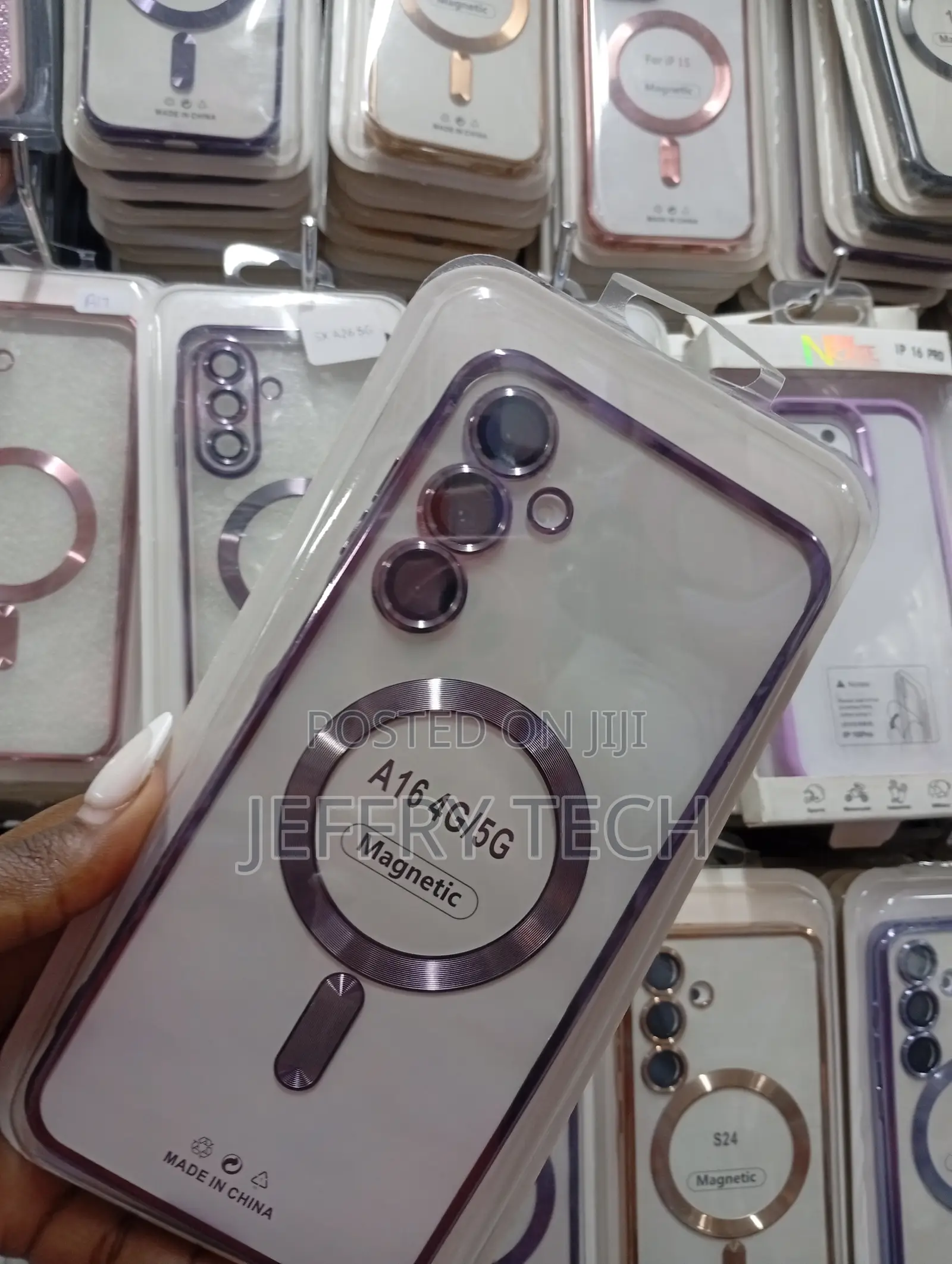 Clear, Electroplated Phone Case for the Samsung Galaxy A16 4g/5g,