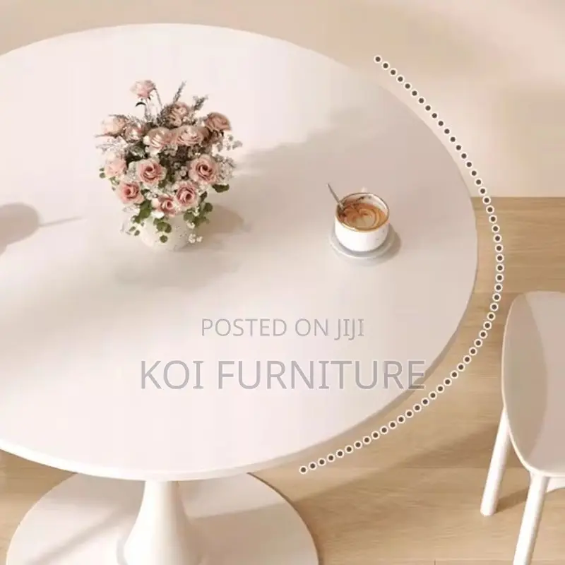 Coffee Table; Round Coffee Table Made From Marble
