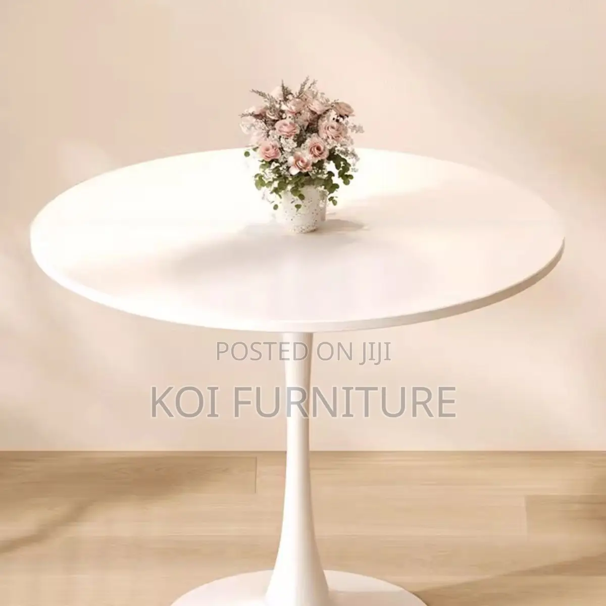 Coffee Table; Round Coffee Table Made From Marble
