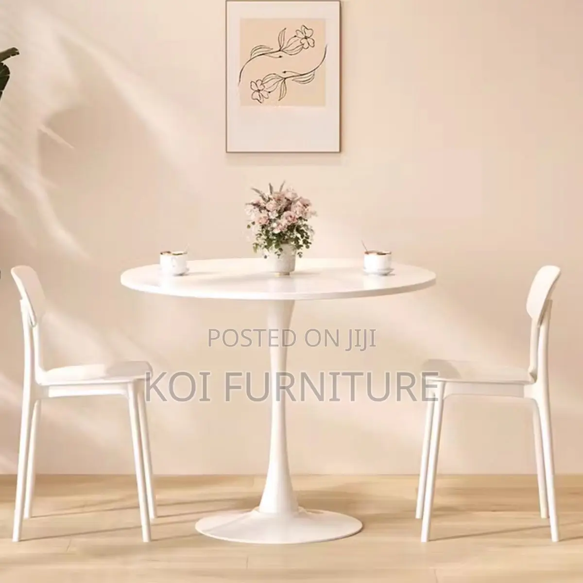 Coffee Table; Round Coffee Table Made From Marble