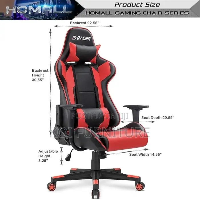 Office Chairs; Ergomomic Home Ofice Fabric Leather Gamers Chairs
