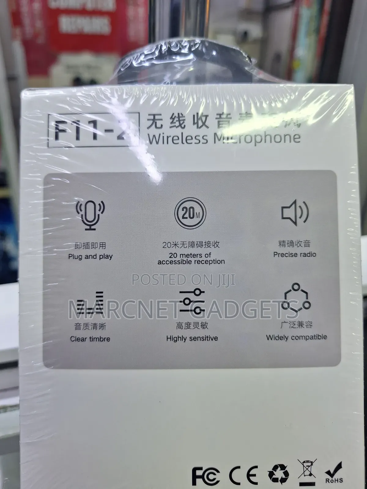 F11-2 Wireless Microphone for Interview Vlog Short Video and Interview