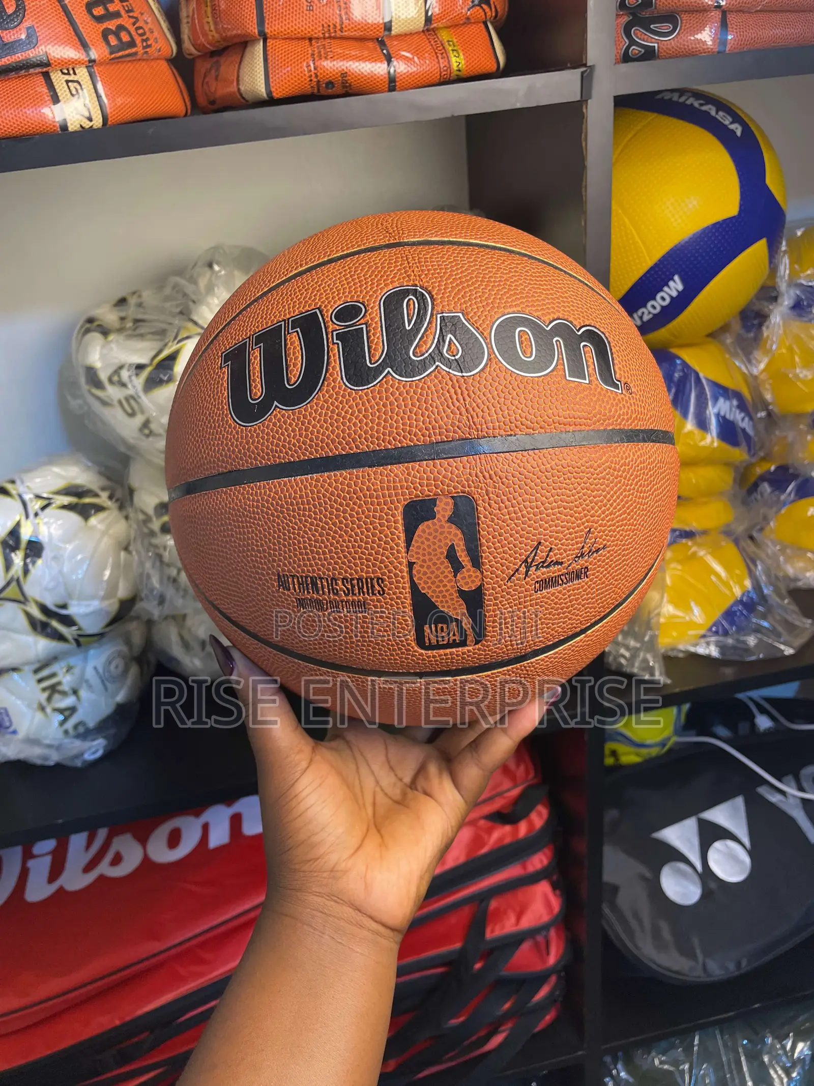 Wilson Authentic Series Nba Basketball- Indoor/Outdoor