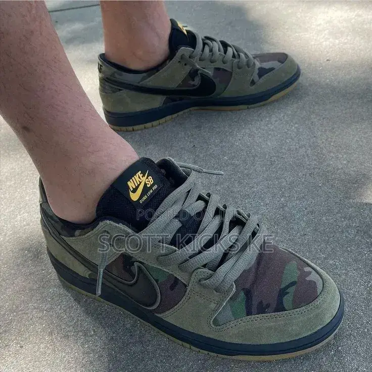 Nike Sb Dunk X Camouflage Top Quality