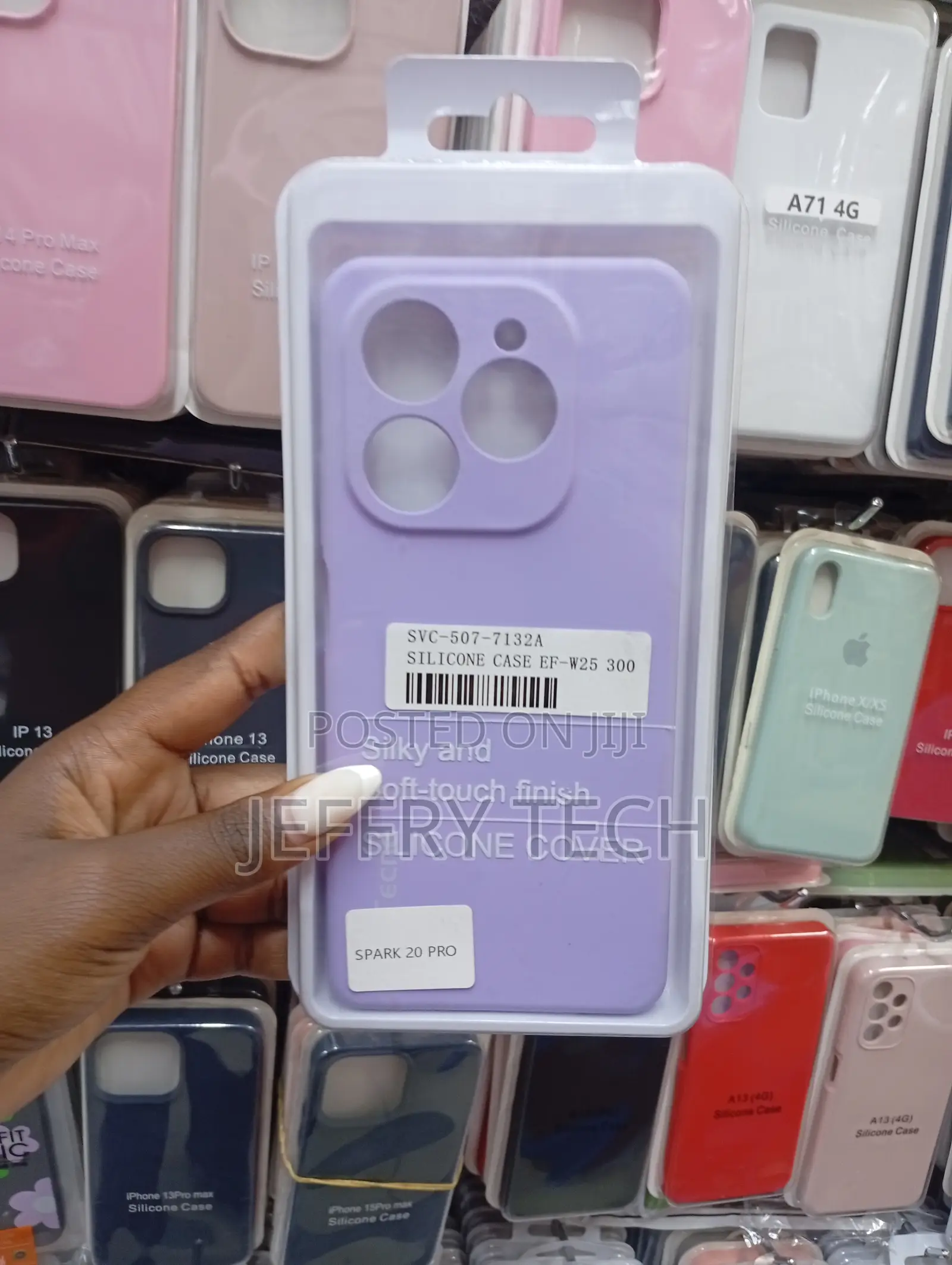 The Phone Case Shown Is for the Tecno Spark 20 Pro.