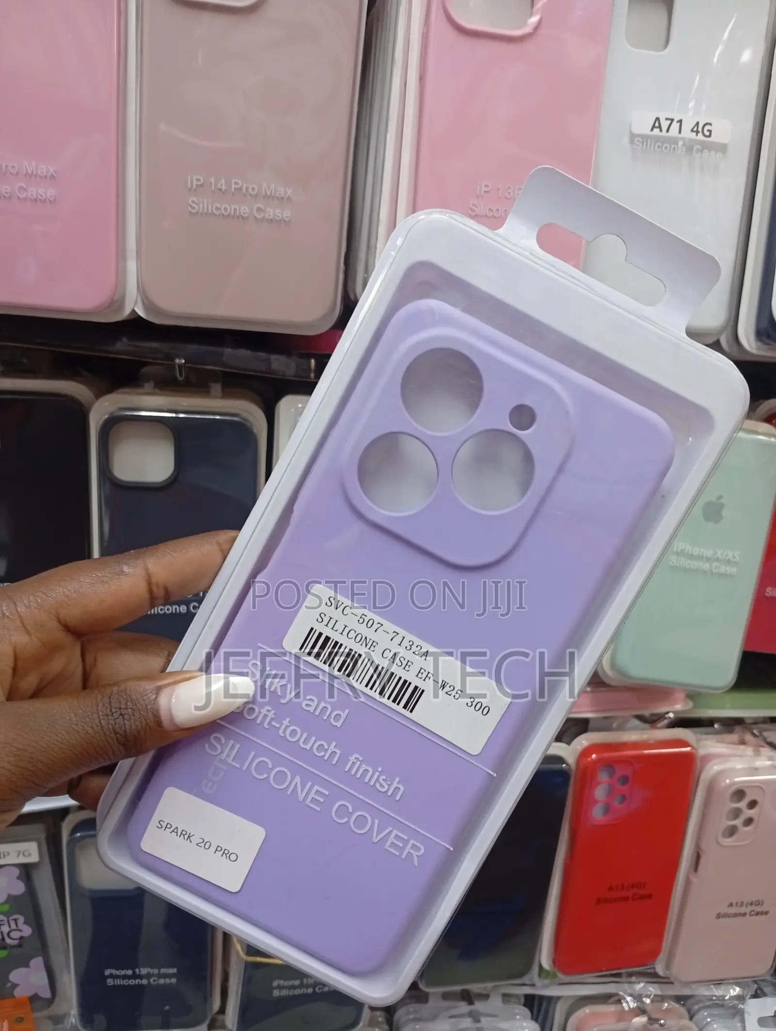 The Phone Case Shown Is for the Tecno Spark 20 Pro.