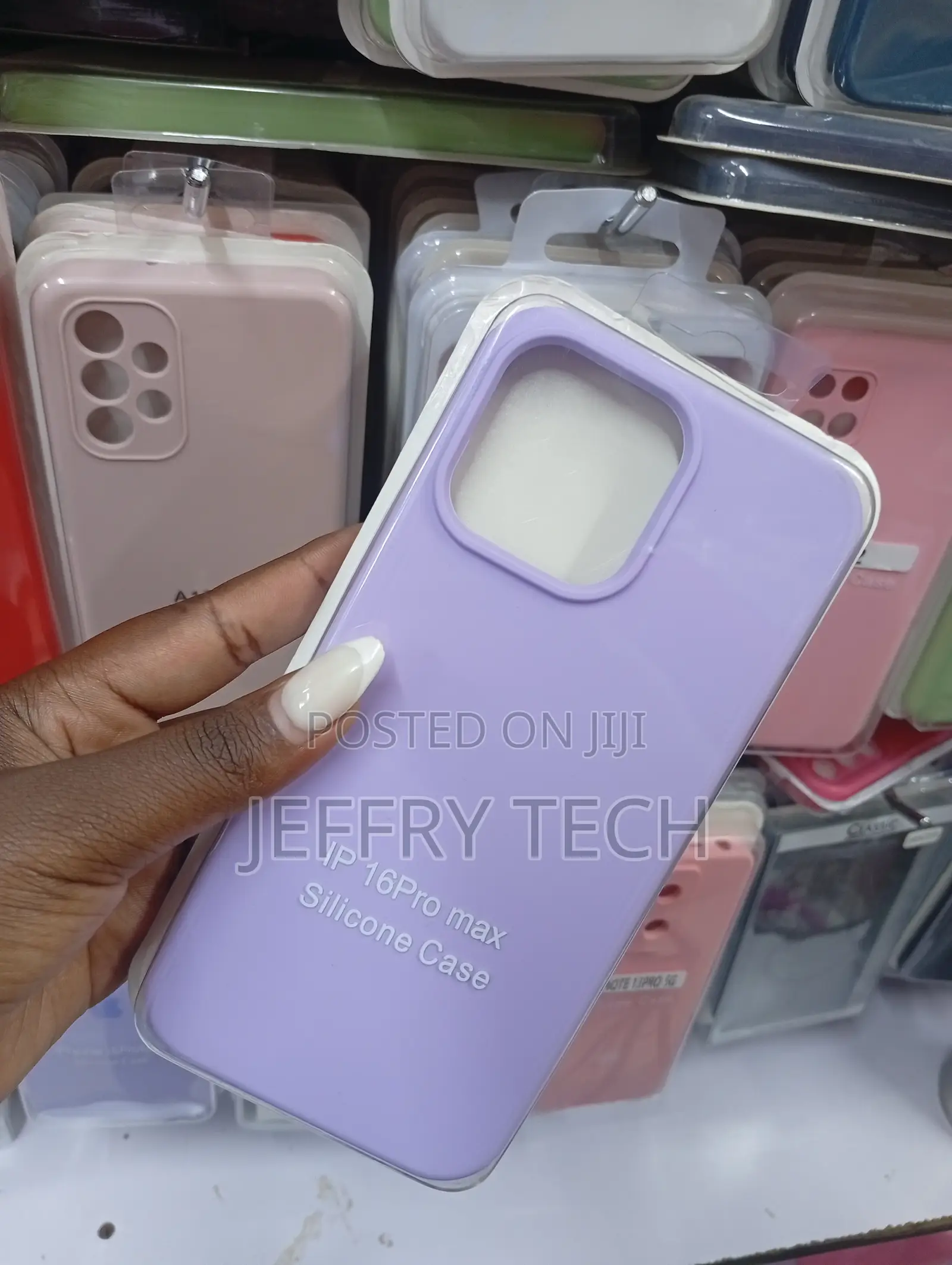 Liquid Silicone Phone Case Designed for the Apple iPhone 16 Pro Max.
