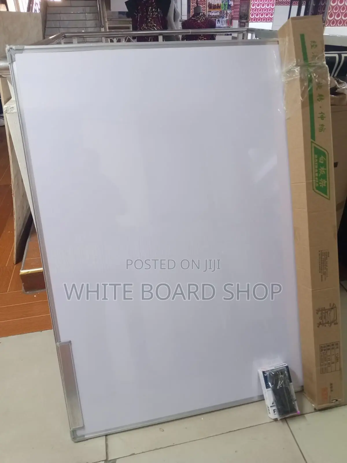 Versatile Whiteboard - 120cm X 90cm + 10 Markers + Duster