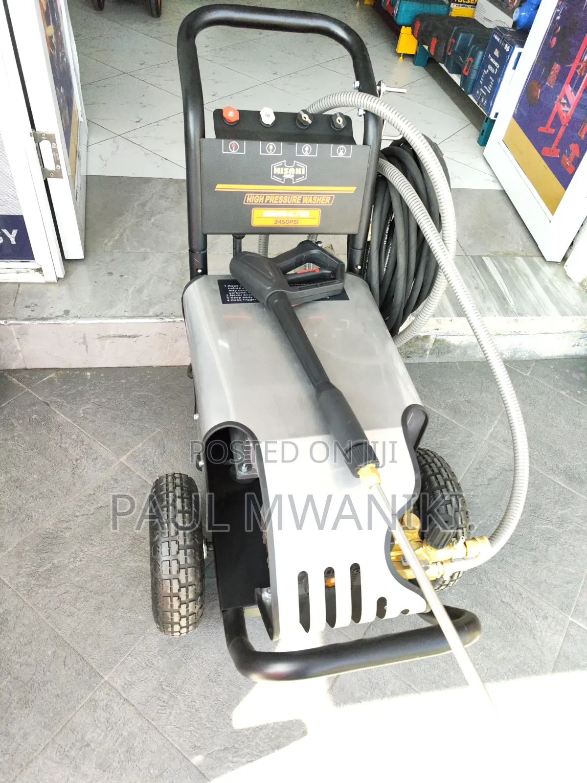 Hisaki Japan Industrial Electric Pressure Washer - 3450 Psi"
