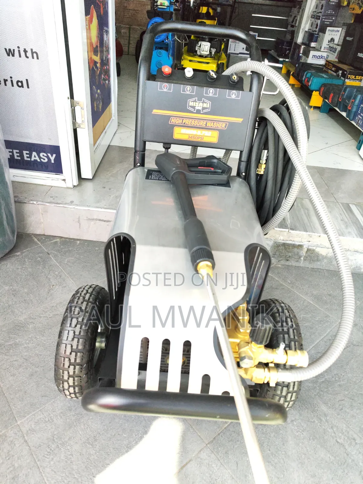 Hisaki Japan Industrial Electric Pressure Washer - 3450 Psi"