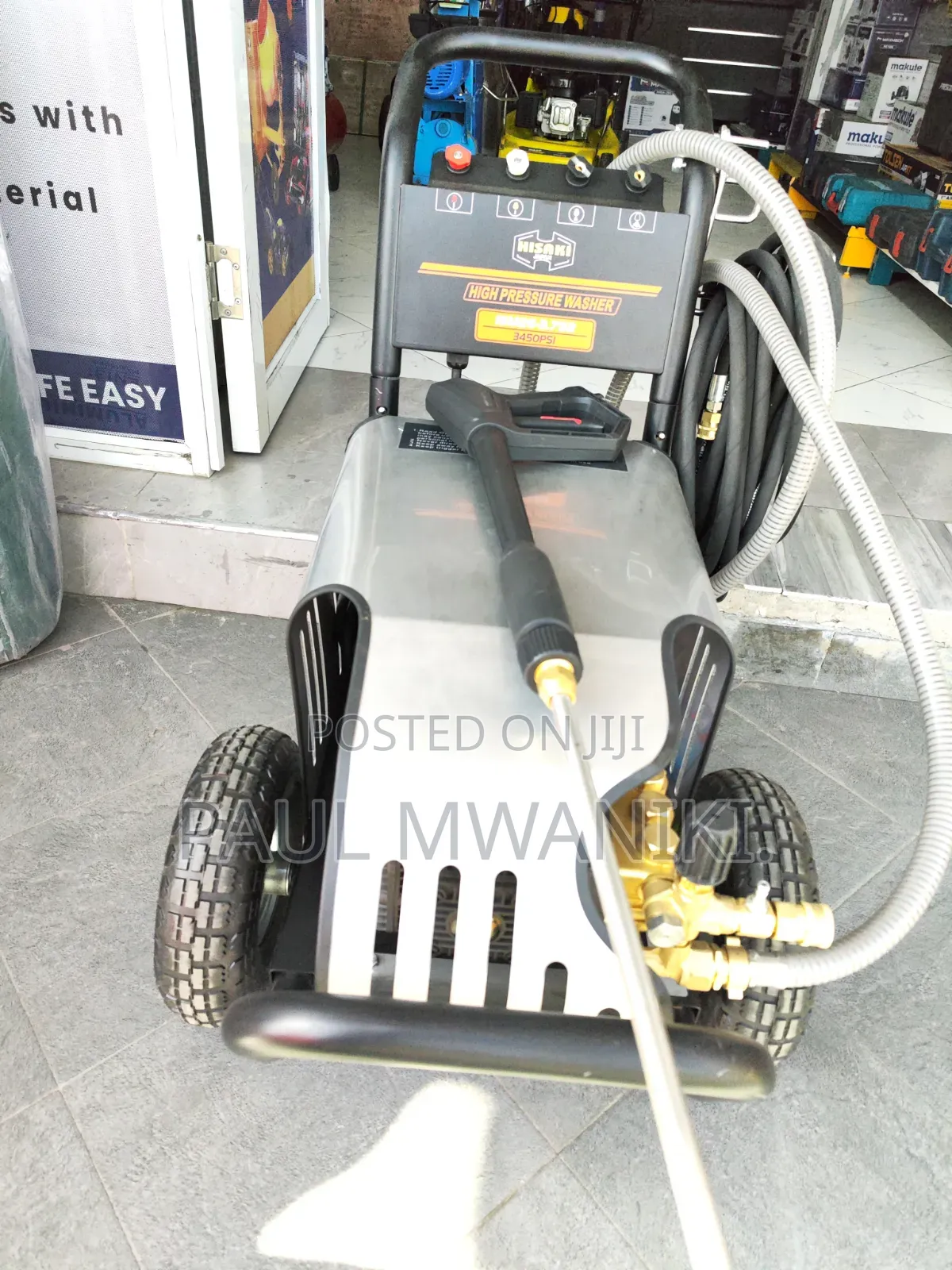 Hisaki Japan Industrial Electric Pressure Washer - 3450 Psi"