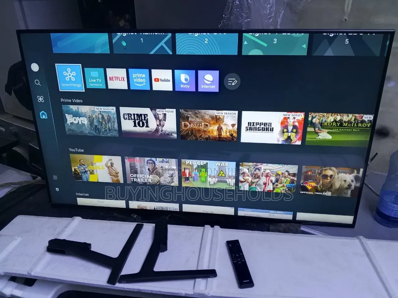 Samsung 50" Du7010 Frameless Smart Tv