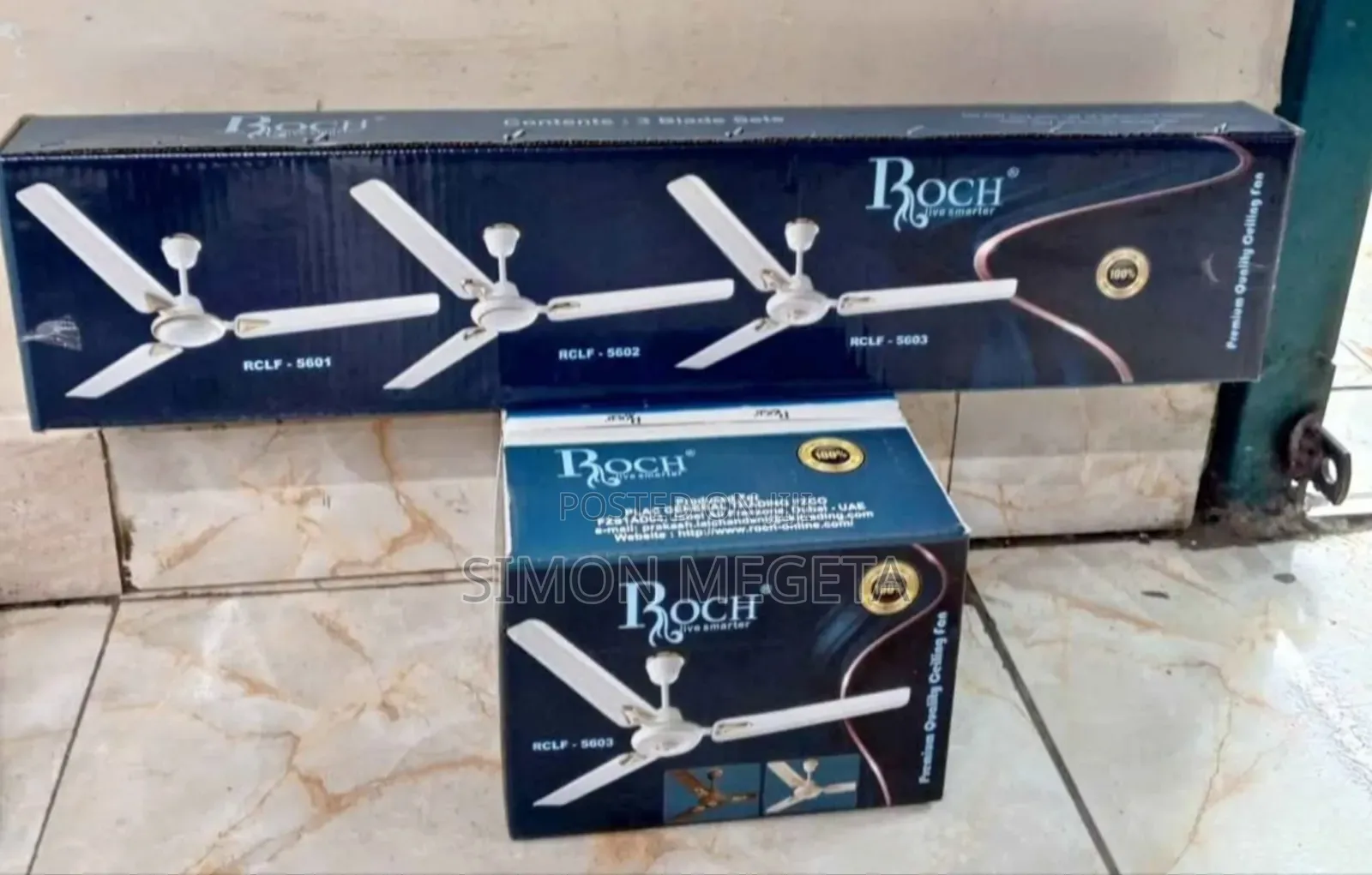 Roch 56 Inch Ceiling Fan – Strong Cooling, Energy Efficient