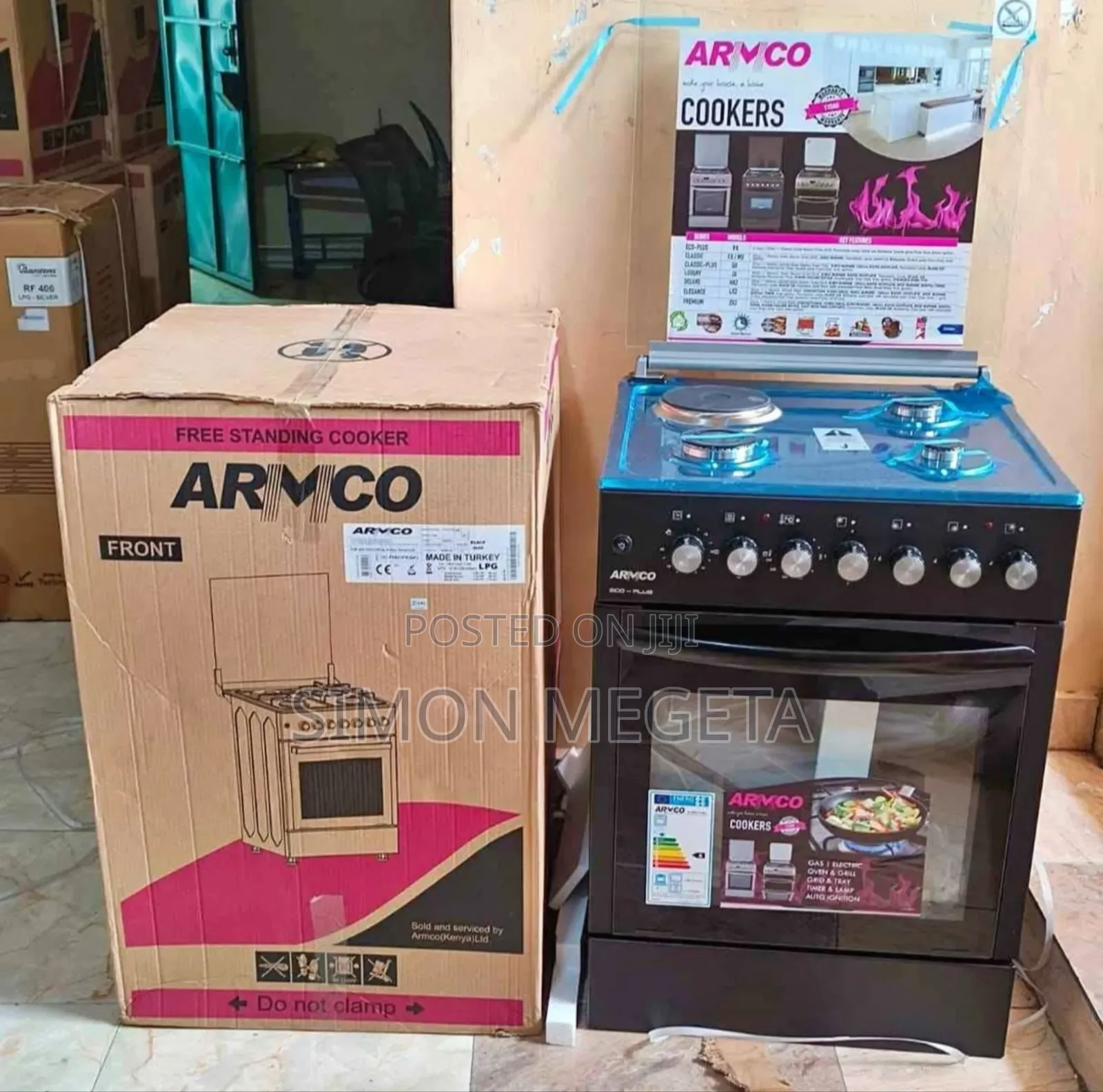 Armco Standing Cooker 60x60 – Strong Performance, Easy Cooking