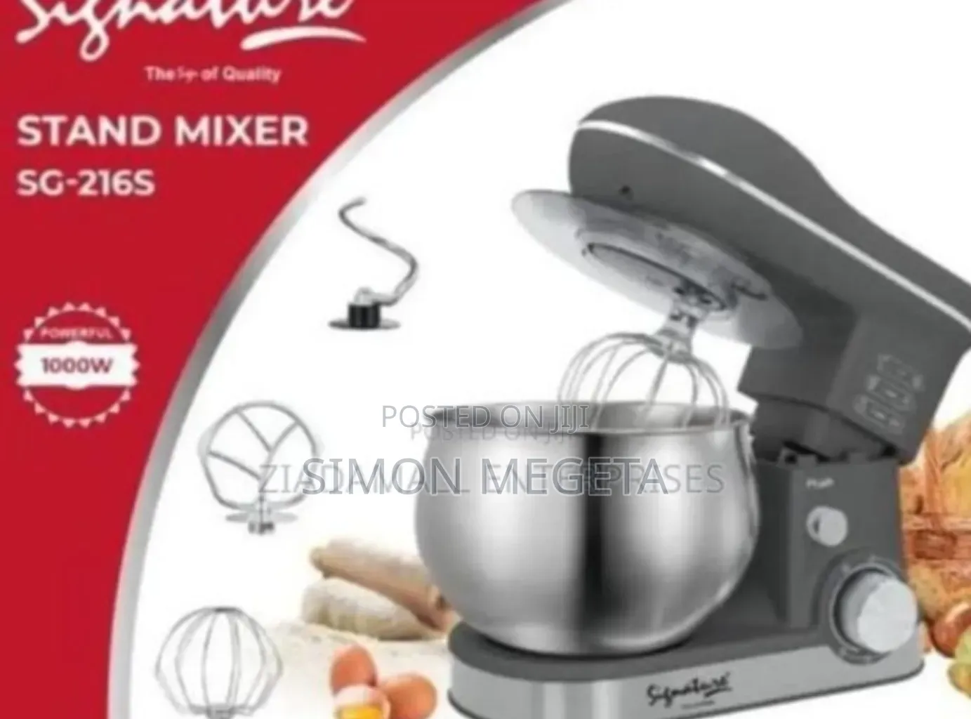 Bigger. With Bowl 4l Signature Stand Mixer
