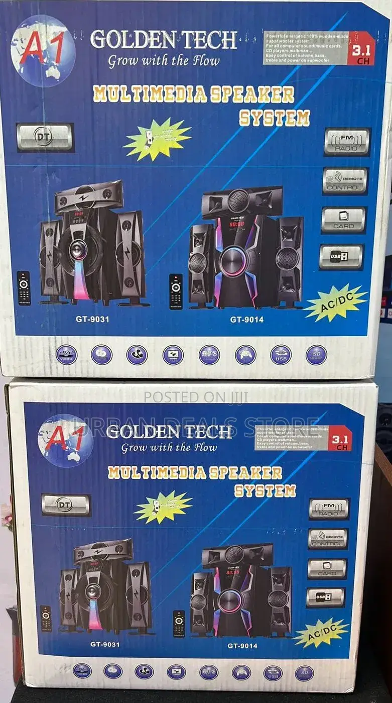 3.1ch Goldentech Multimedia Speaker Woofer