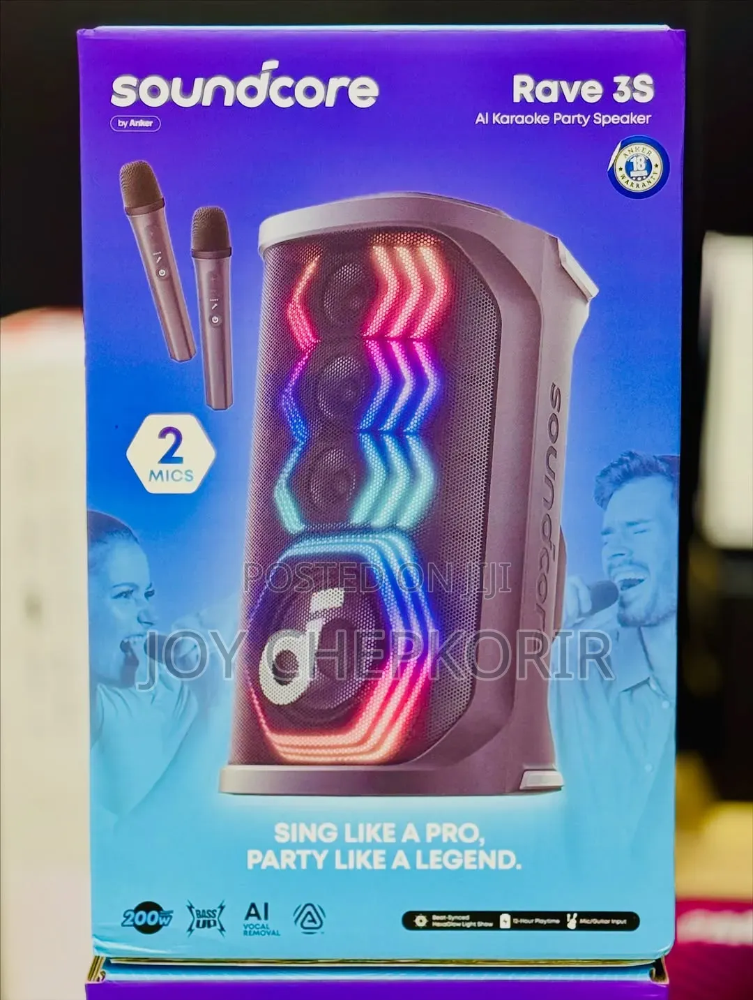 Anker Soundcore Rave 3s Party Speaker