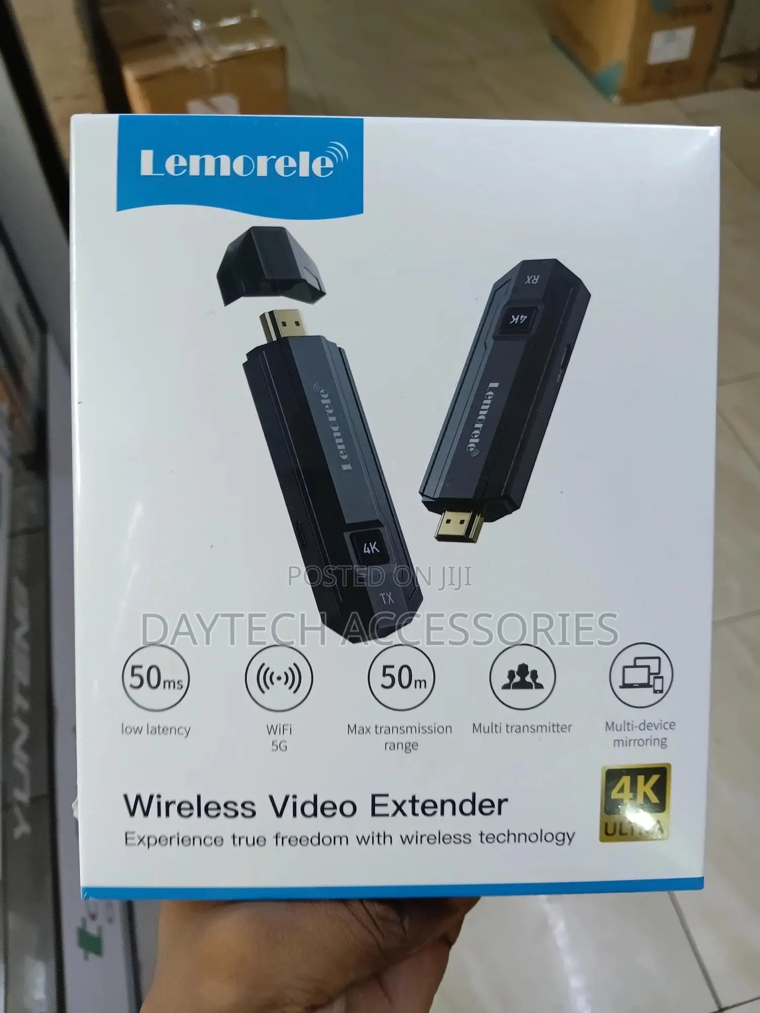 Lemorele Wireless Hdmi Transmitter And Receiver Kit, Supports At 30hz