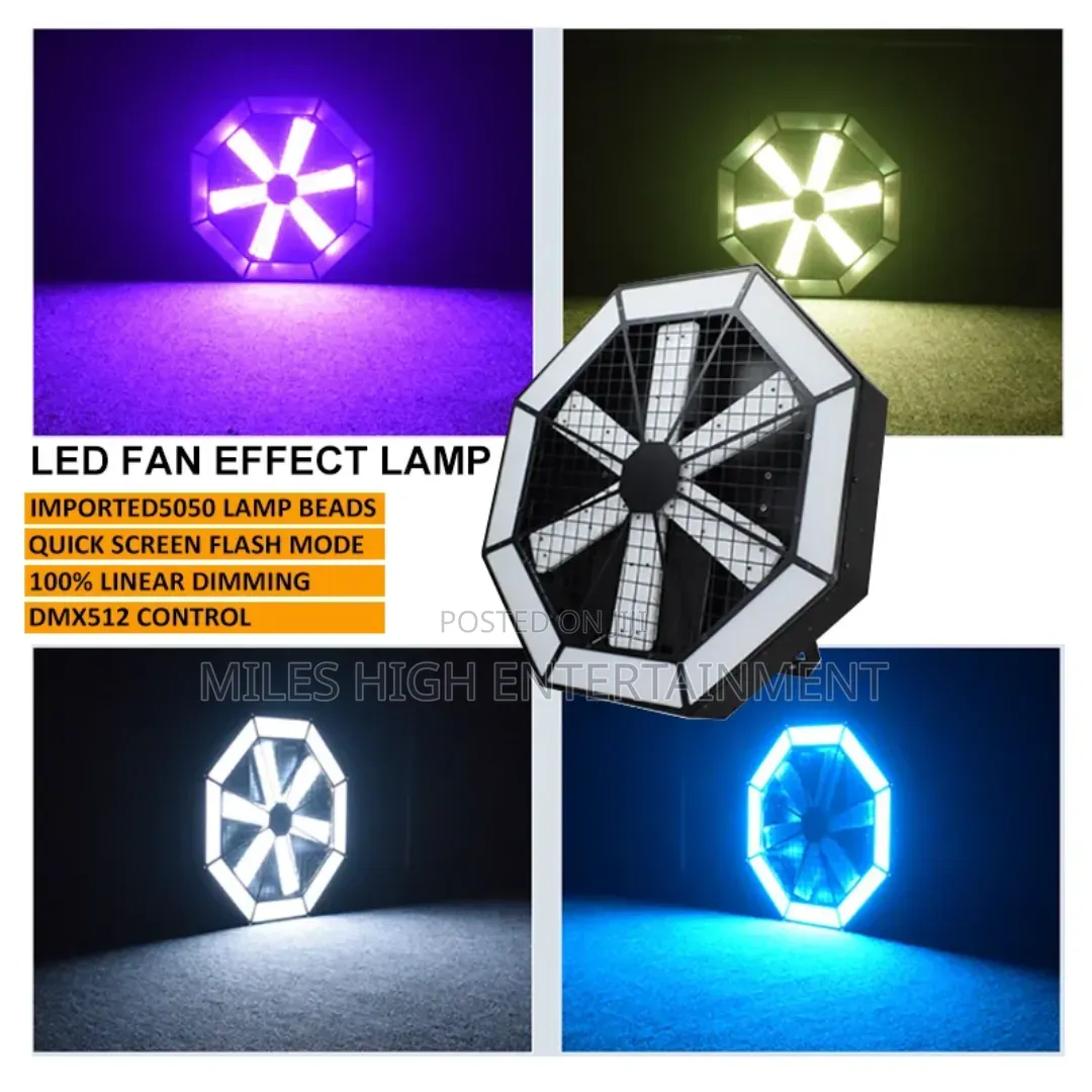 Rotating Fan Stage Light