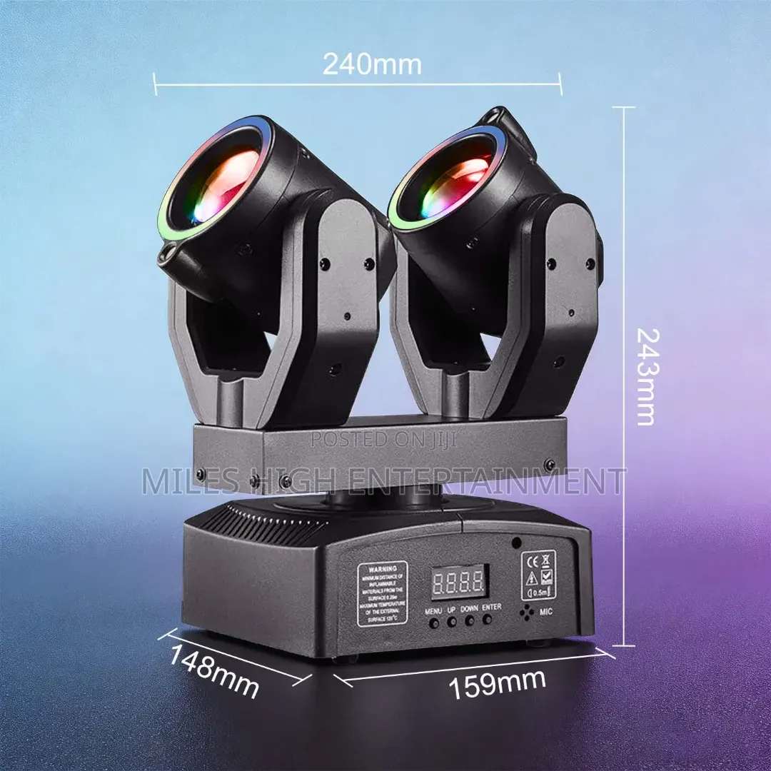 Dual Moving Head Stage Light