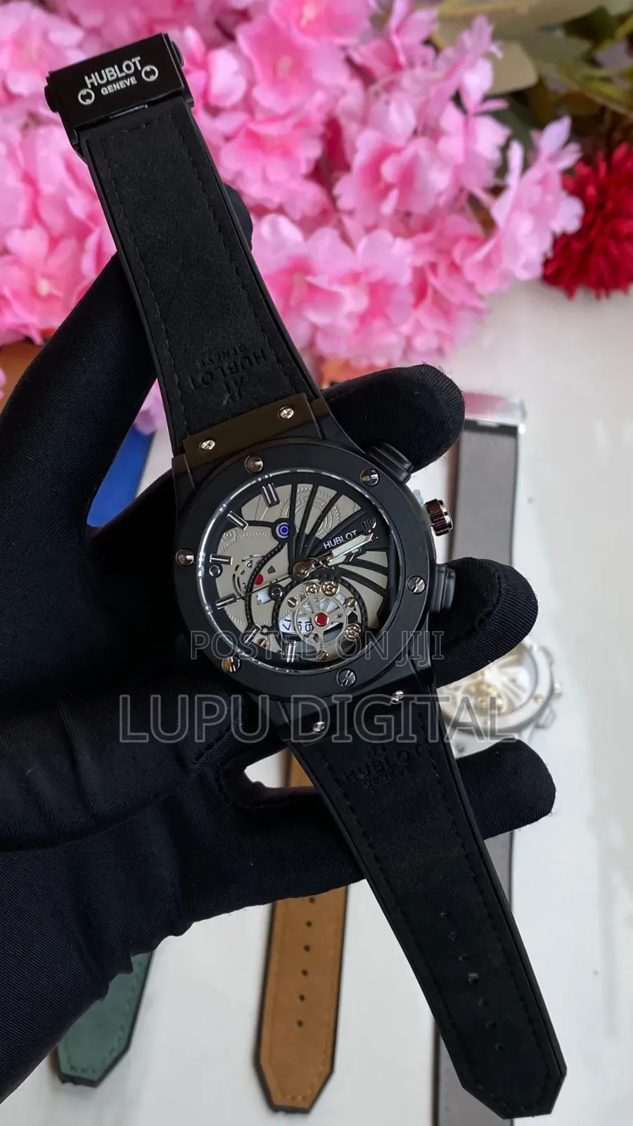 Hublot Watch With Date Display and Water Resistant