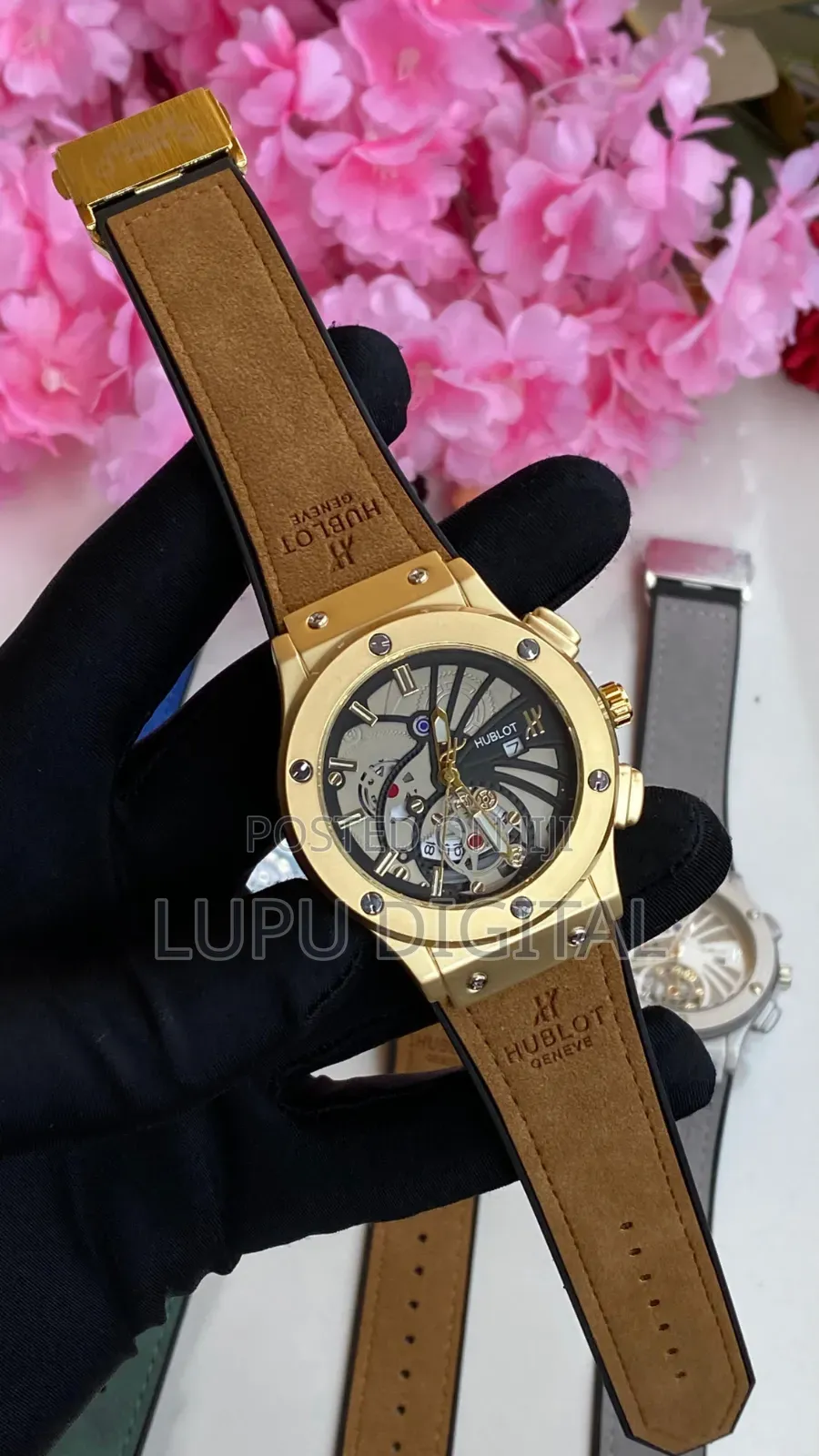 Hublot Watch With Date Display and Water Resistant