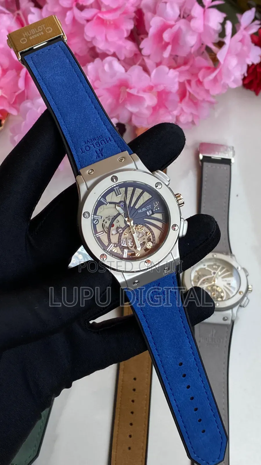 Hublot Watch With Date Display and Water Resistant