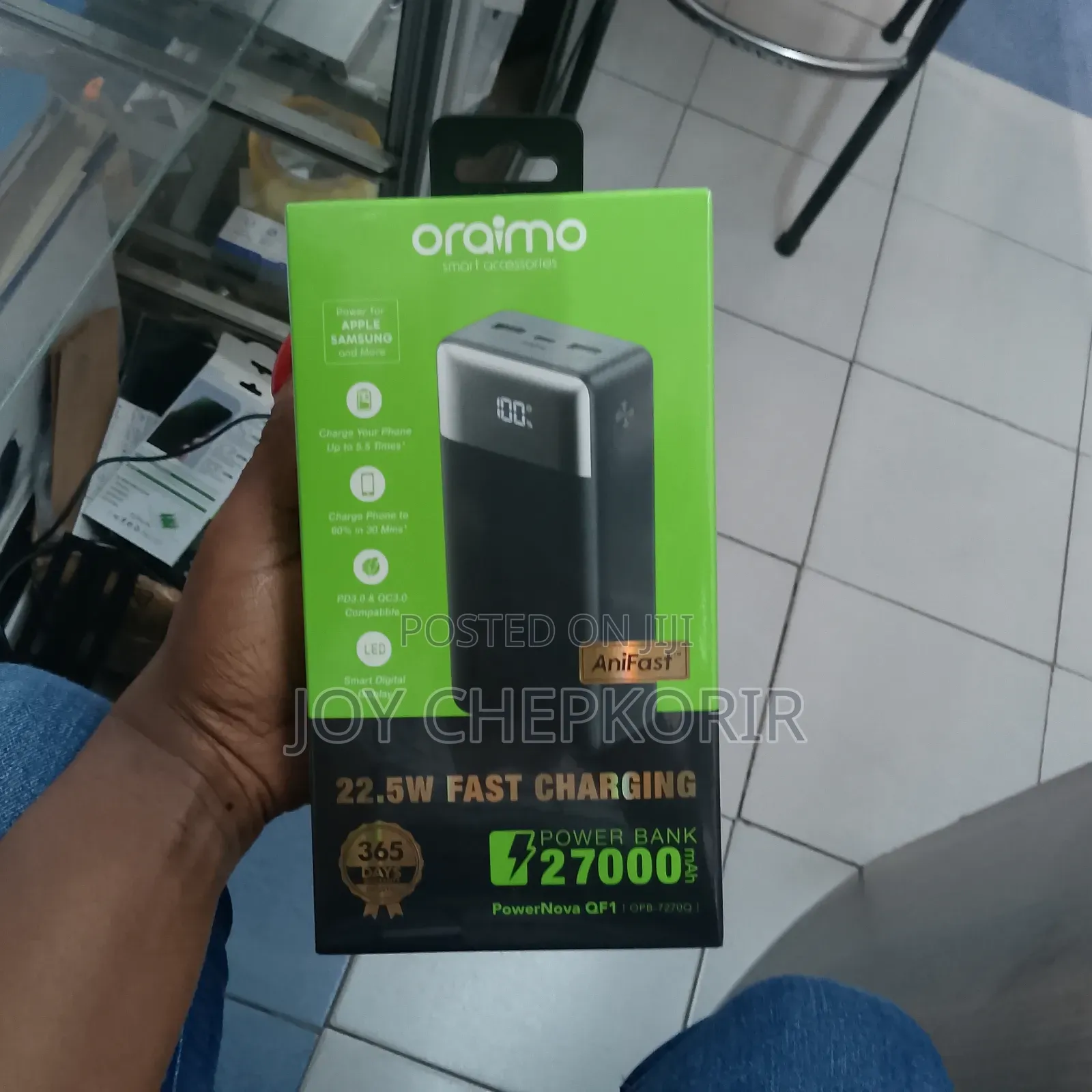 Oraimo Powernova Qf1 – 27000mah Power Bank