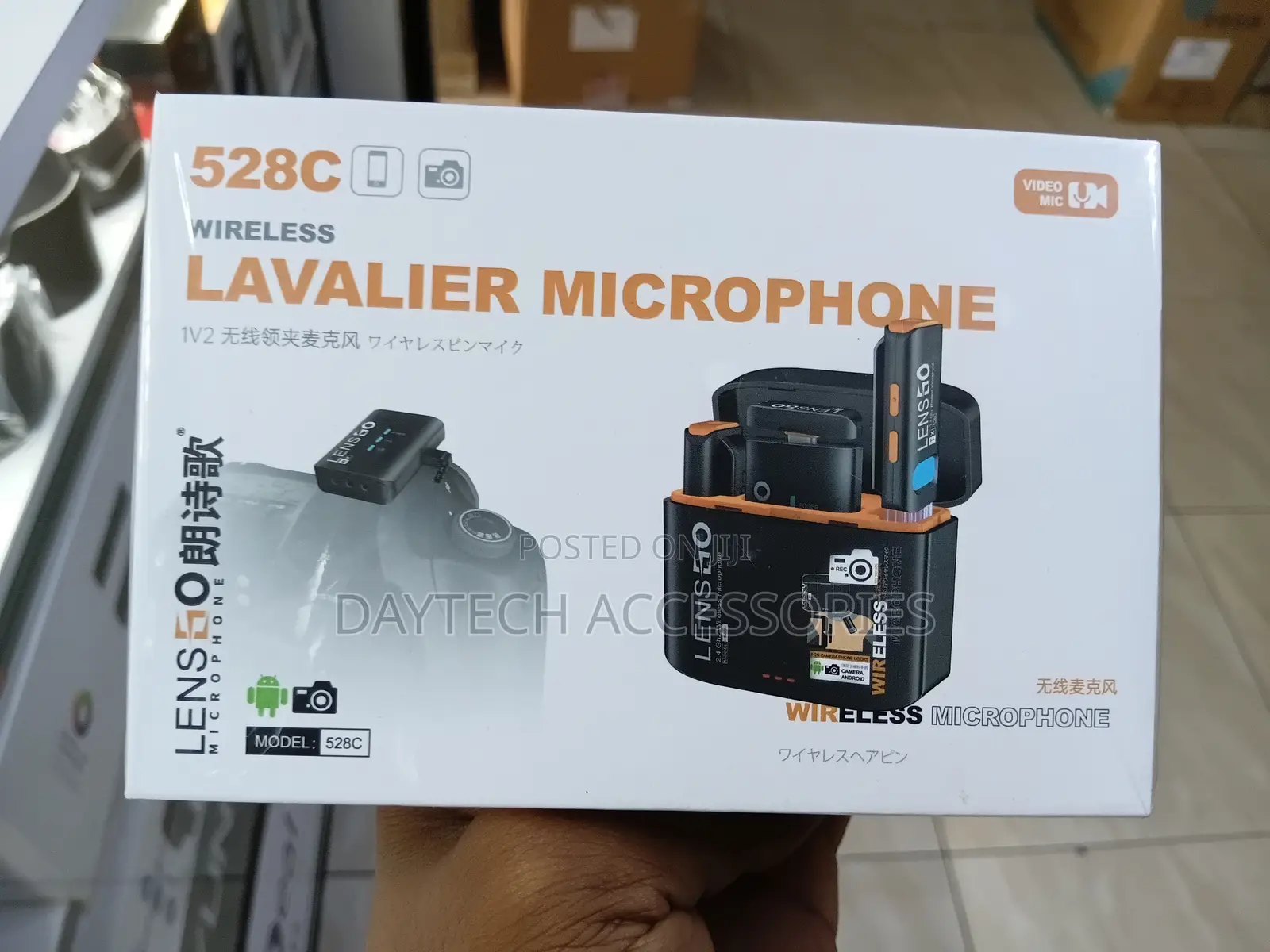 Lensgo 528c Wireless TRS/Usb-C Dual Microphone System