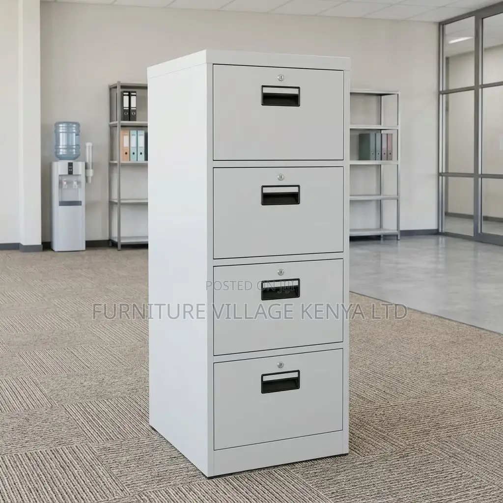 4-Drawer's Metallic Locker Cabinet With Keys