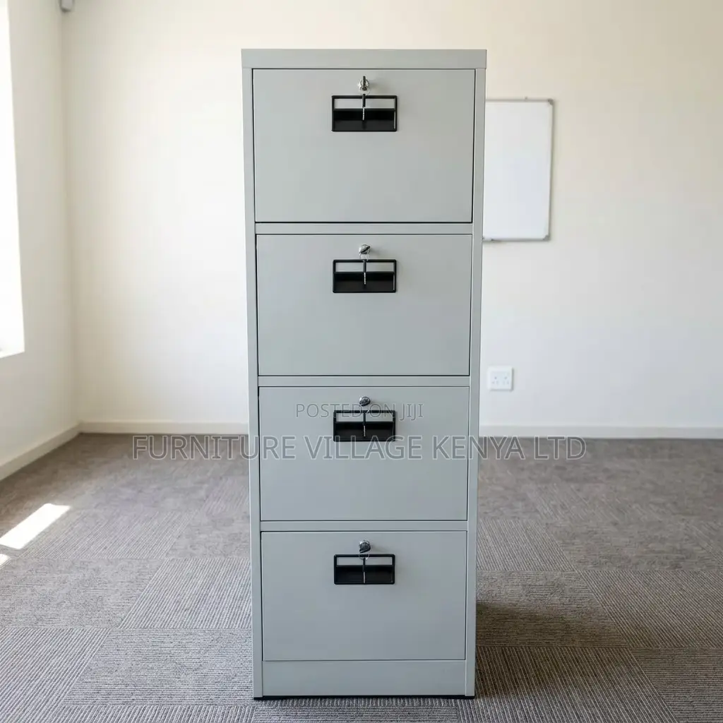 4-Drawer's Metallic Locker Cabinet With Keys