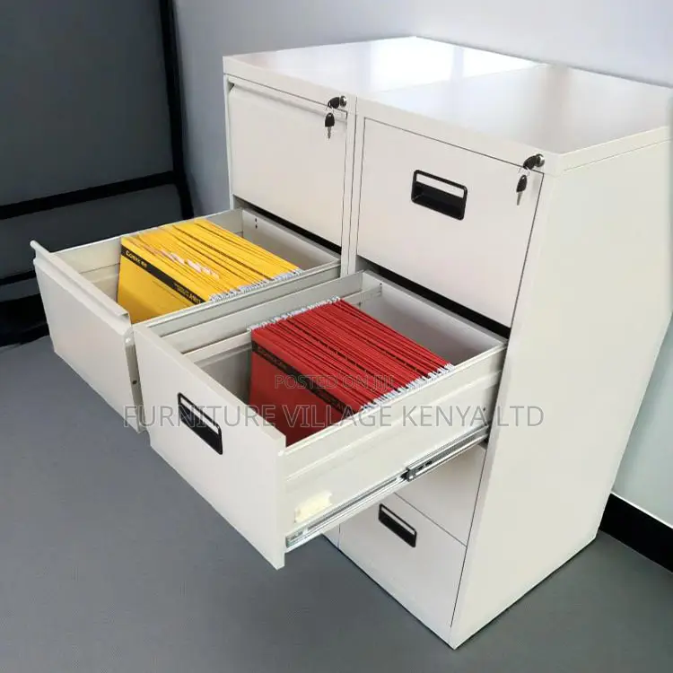 4-Drawer's Metallic Locker Cabinet With Keys