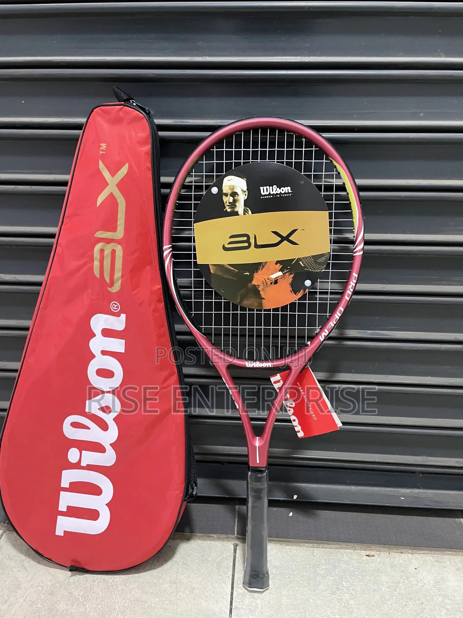 Wilson BLX Lawn Tennis Racket With a Bag- Pink