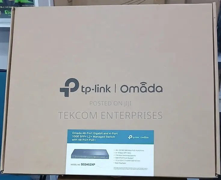 Tp Link Tl-Sg3452xp Jetstream 48-Port Gigabit Switch //Tl-Sg3452xp