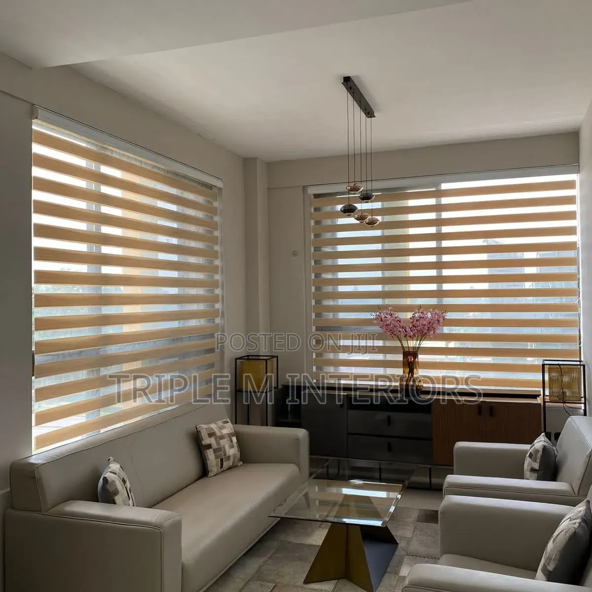 Stylish Dynamic Stripe Window Panels