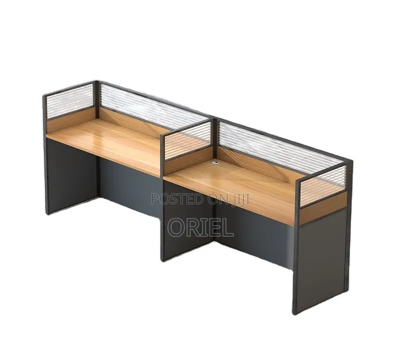 Office Desk : Straight 2-Way Office Modular Workstation