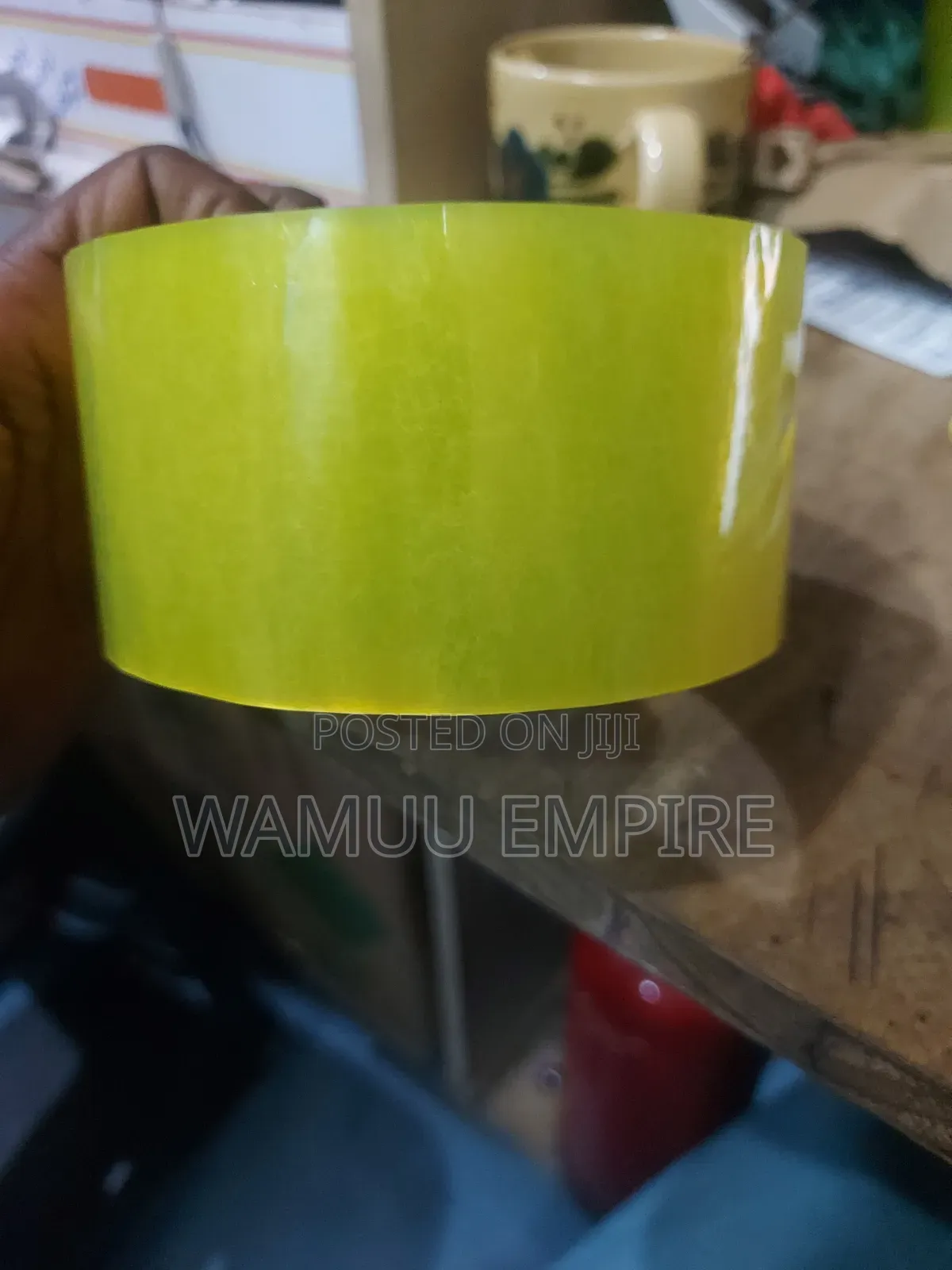 Yellow Bopp (Biaxially Oriented Polypropylene) Packing Dor Sealing,