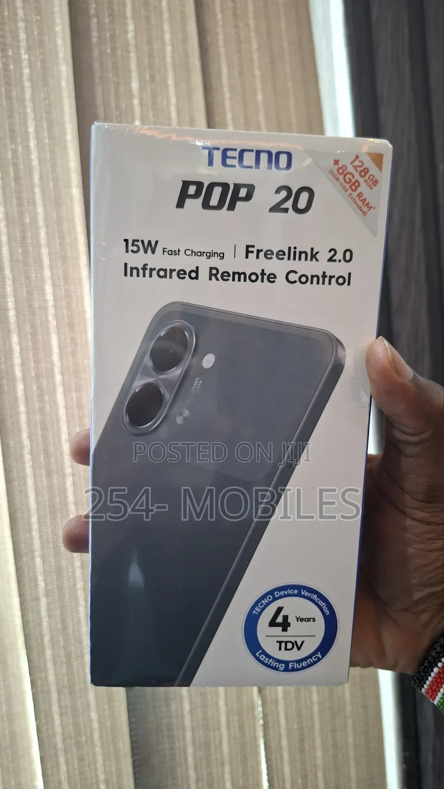 New Tecno Pop 20 128 GB Black
