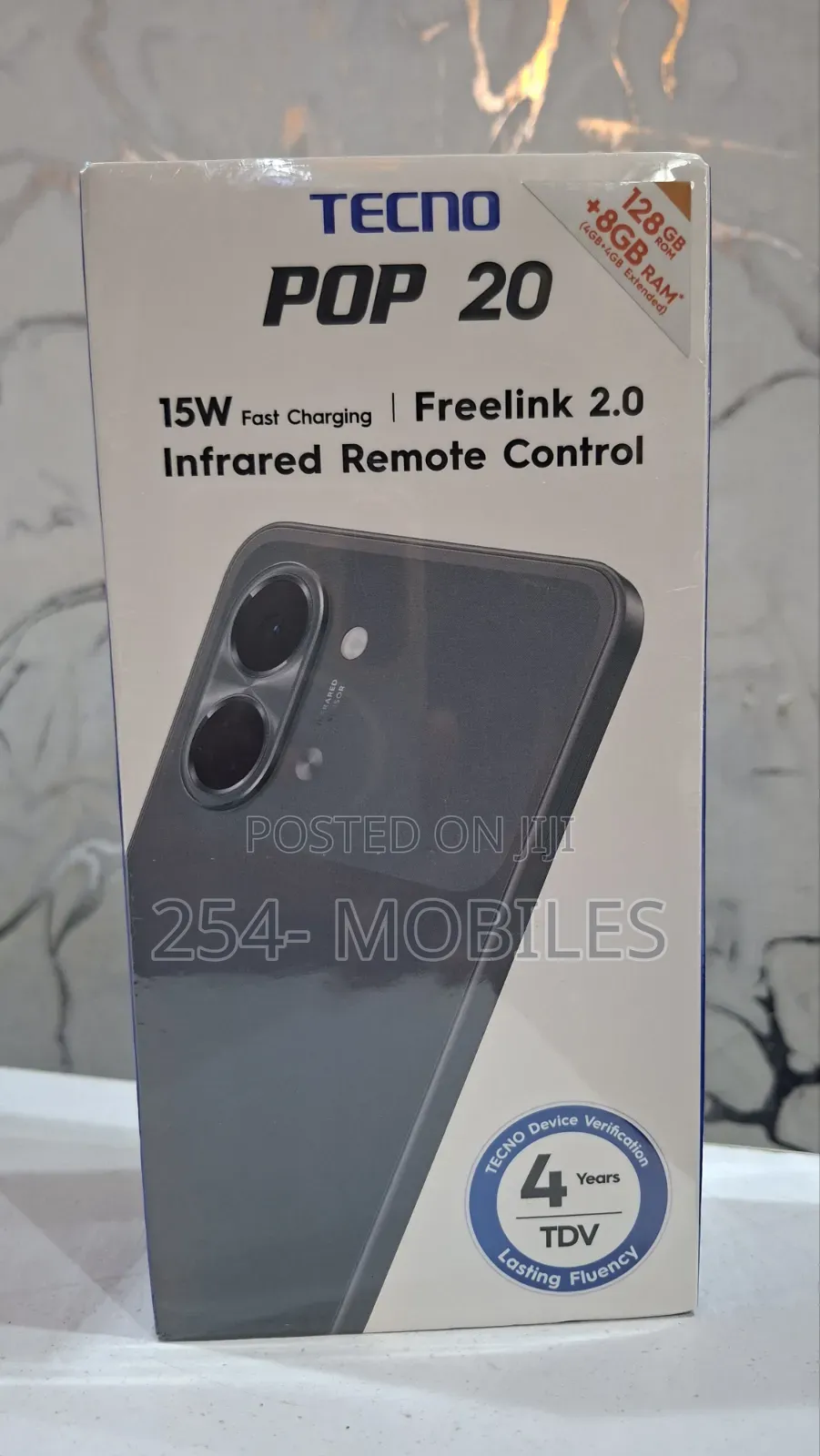 New Tecno Pop 20 128 GB Black