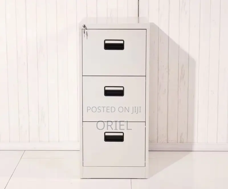 Office Cabinet : 3-Drawer Office Lockable Filing Cabinet