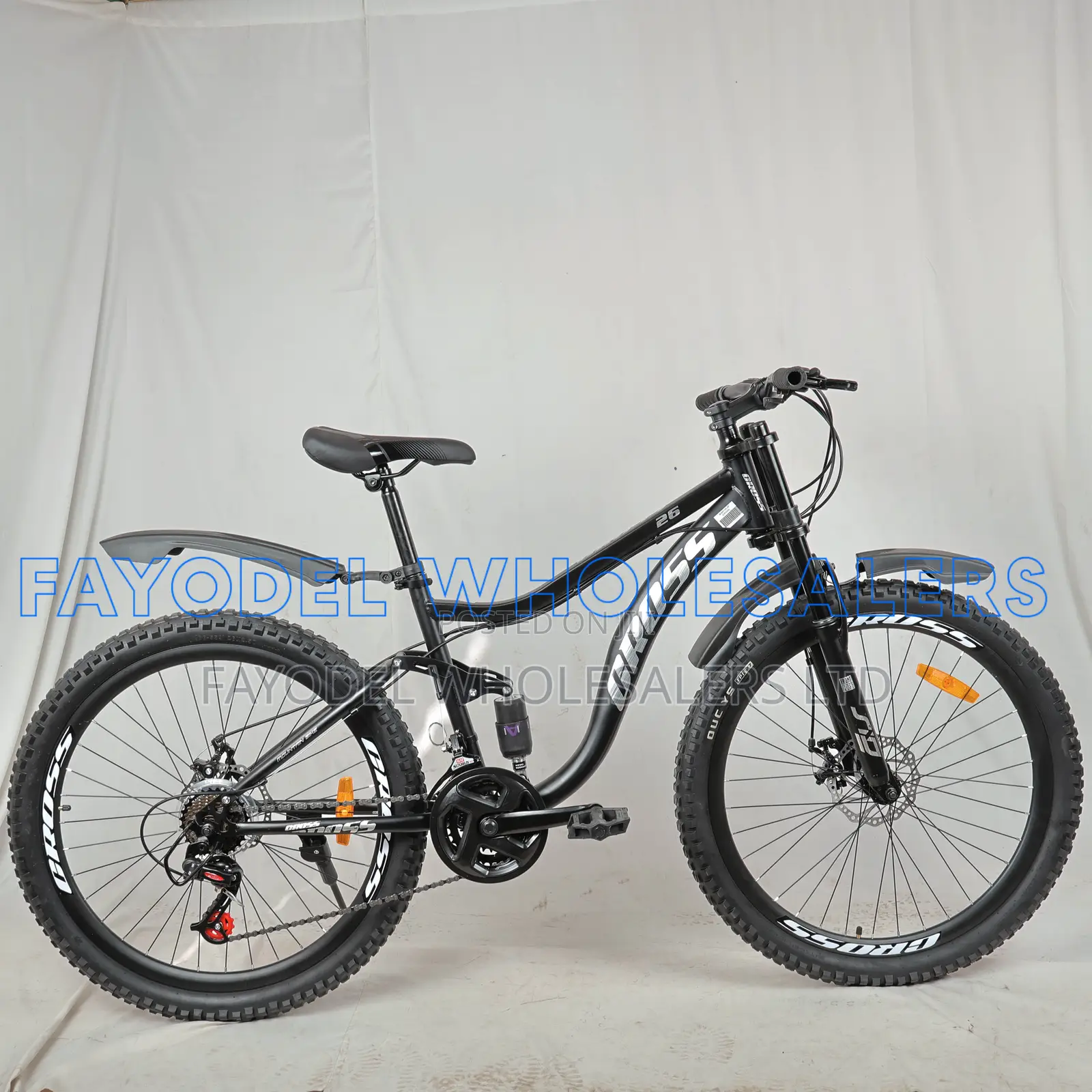 Cross MTB 24” Dual Suspension Bike – Smooth Comfortable Ride