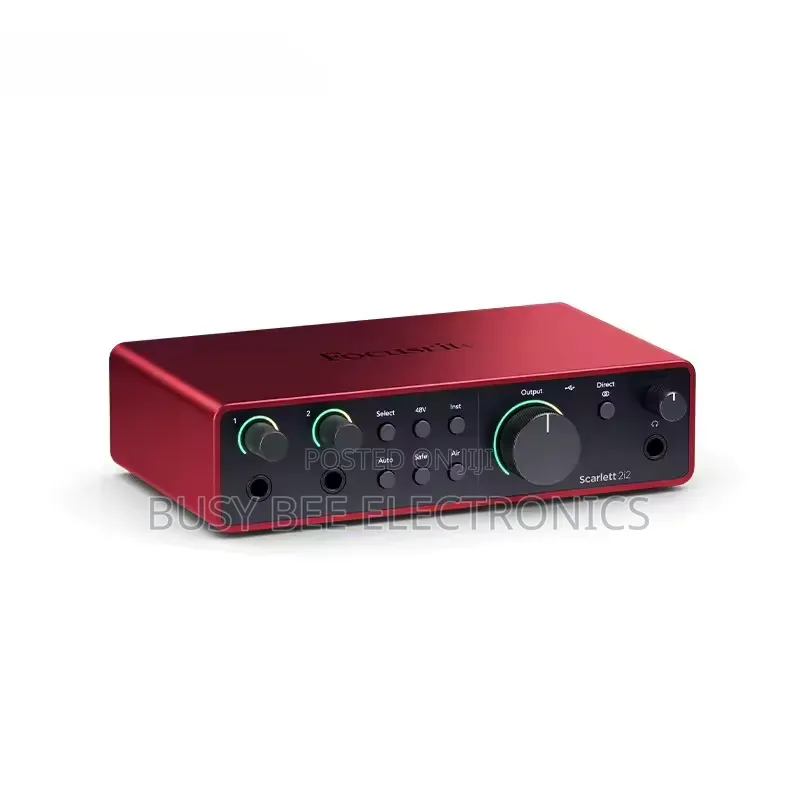 Focusrite Scarlett 2i2 4th Gen Usb Audio Interface
